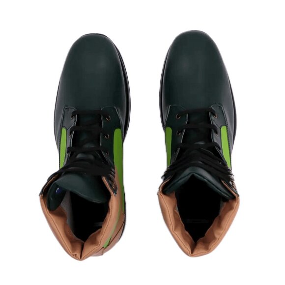 SUBDUED JUNGLE Hi-Top Walking Sneaker By Clifton Cason (US)  Made in Italy main image 3